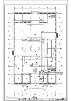 厂房电气系统设计方案及施工CAD全套图纸